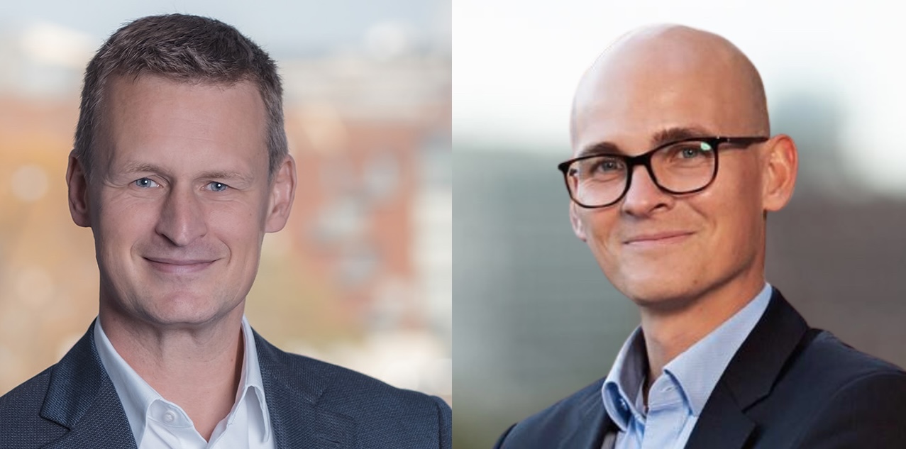 The CEOs of Jebsen & Jessen Trading Group: Mitte Björn Frese, Rechts Carsten Schulz-Schafnit